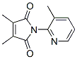 1H-pyrrole-2,5-dione, 3,4-dimethyl-1-(3-methyl-2-pyridinyl)-(9ci) Structure,404347-77-9Structure