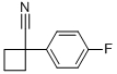 1-(4-氟苯基)環(huán)丁烷甲腈結(jié)構(gòu)式_405090-30-4結(jié)構(gòu)式