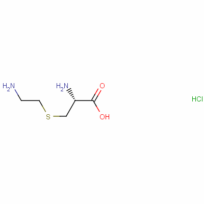 S-(2-氨基乙基)-L-半胱胺酸鹽酸鹽結構式_4099-35-8結構式