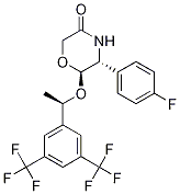 (5R,6r)-6-[(1r)-1-[3,5-雙(三氟甲基)苯基]乙氧基]-5-(4-氟苯基)-3-嗎啉結構式_419574-33-7結構式