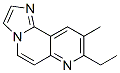 (9ci)-8-乙基-9-甲基-咪唑并[2,1-f][1,6]萘啶結(jié)構(gòu)式_421595-95-1結(jié)構(gòu)式