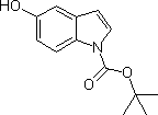 N-Boc-5-羥基吲哚結構式_434958-85-7結構式