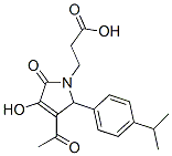 3-[3-乙?；?4-羥基2-(4-異丙基苯基)-5-氧代-2,5-二氫吡咯]-丙酸結(jié)構(gòu)式_436088-35-6結(jié)構(gòu)式