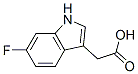 6-氟吲哚-3-乙酸結(jié)構(gòu)式_443-75-4結(jié)構(gòu)式