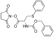 (R)-2,5-二氧代吡咯烷-1-基 2-(((芐氧基)羰基)氨基)-3-(苯基硫代)丙酸酯結(jié)構(gòu)式_447461-52-1結(jié)構(gòu)式