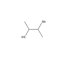 2,3-丁二硫醇結(jié)構(gòu)式_4532-64-3結(jié)構(gòu)式
