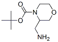 3-Aminomethyl-morpholine-4-carboxylic acid tert-butyl ester Structure,475106-18-4Structure