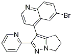 6-溴-4-(2-(吡啶-2-基)-5,6-二氫-4H-吡咯并[1,2-b]吡唑-3-基)喹啉結(jié)構(gòu)式_476474-31-4結(jié)構(gòu)式