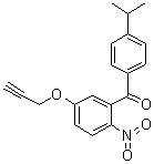 (4-異丙基苯基)(2-硝基-5-(2-丙炔氧基)苯基)甲酮結(jié)構(gòu)式_478965-00-3結(jié)構(gòu)式
