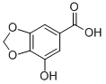 7-Hydroxy-1,3-benzodioxole-5-carboxylicacid Structure,482627-94-1Structure
