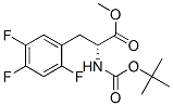 (R)-N-叔丁氧羰基-2,4,5-三氟苯胺甲酯結(jié)構(gòu)式_486460-08-6結(jié)構(gòu)式