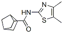 (9ci)-n-(4,5-二甲基-2-噻唑)-雙環(huán)[2.2.1]庚烷-2-羧酰胺結(jié)構(gòu)式_489407-89-8結(jié)構(gòu)式