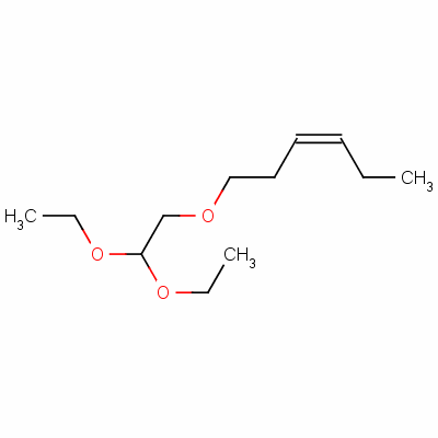 (Z)-1-(2,2-二乙氧基乙氧基)-3-己烯結(jié)構(gòu)式_50876-88-5結(jié)構(gòu)式