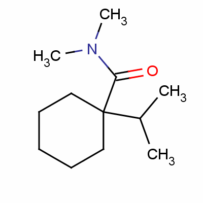 1-異丙基-N,N-二甲基環(huán)己烷羧酰胺結(jié)構(gòu)式_51200-93-2結(jié)構(gòu)式
