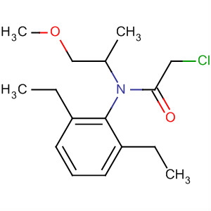 2-氯-N-(2,6-二乙基苯基)-N-(2-甲氧基-1-甲基乙基)-乙酰胺結(jié)構(gòu)式_51218-54-3結(jié)構(gòu)式