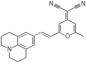 4-(二氰基亞甲基)-2-甲基-6-[2-(2,3,6,7-四氫-1H,5H-苯并[ij]喹嗪-9-基)乙烯基]-4H-吡喃結(jié)構(gòu)式_51325-95-2結(jié)構(gòu)式