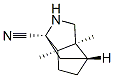 (1R,3R,6S,7R)-6,7-二甲基-4-氮雜三環(huán)[4.3.0.0<sup>3,7</sup>]壬烷-3-甲腈結(jié)構(gòu)式_518314-75-5結(jié)構(gòu)式