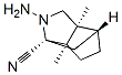 (1R,3R,6S,7R)-4-氨基-6,7-二甲基-4-氮雜三環(huán)[4.3.0.0<sup>3,7</sup>]壬烷-3-甲腈結(jié)構(gòu)式_518314-79-9結(jié)構(gòu)式