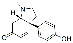(3Ar,7as)-1,2,3,3a,7,7a-六氫-3a-(4-羥基苯基)-1-甲基-6H-吲哚-6-酮結(jié)構(gòu)式_51934-31-7結(jié)構(gòu)式