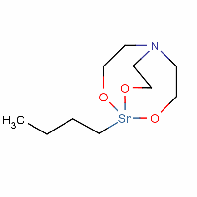 1-丁基-2,8,9-三氧雜-5-氮雜-1-錫雜雙環(huán)[3.3.3]十一烷結(jié)構(gòu)式_51952-23-9結(jié)構(gòu)式