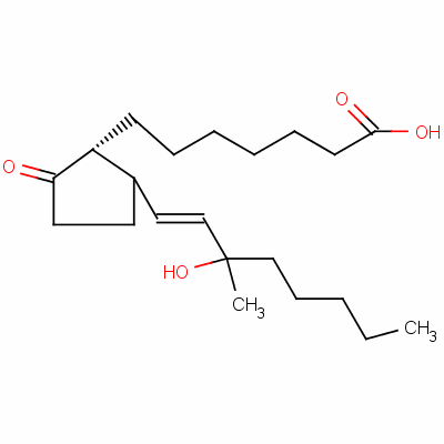 多沙前列素結構式_51953-95-8結構式