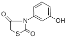 3-(3-羥基苯基)-1,3-噻唑烷-2,4-二酮結(jié)構(gòu)式_51964-26-2結(jié)構(gòu)式