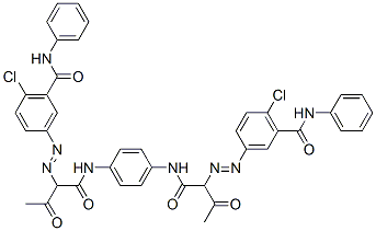 3,3-[1,4-亞苯基雙[亞氨基(1-乙?；?2-氧代-2,1-乙烷二基)氮雜]]雙(6-氯-n-苯基苯甲酰胺)結(jié)構(gòu)式_52298-43-8結(jié)構(gòu)式