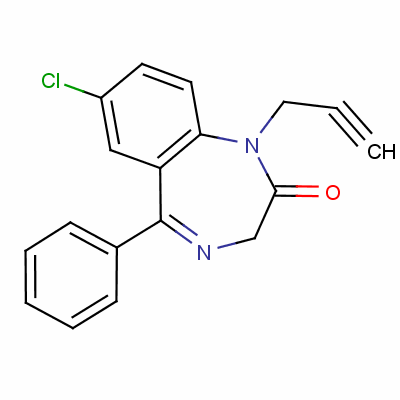 匹那西泮結構式_52463-83-9結構式