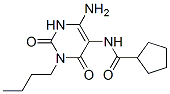n-(4-氨基-1-丁基-1,2,3,6-四氫-2,6-二氧代-5-嘧啶)-環(huán)戊烷羧酰胺結(jié)構(gòu)式_524944-62-5結(jié)構(gòu)式