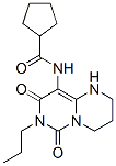 n-(1,3,4,6,7,8-六氫-6,8-二氧代-7-丙基-2H-嘧啶并[1,6-a]嘧啶-9-基)-環(huán)戊烷羧酰胺結構式_524944-76-1結構式