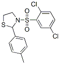 (9CI)-3-[(2,5-二氯苯基)磺?；鵠-2-(4-甲基苯基)-噻唑烷結(jié)構(gòu)式_537678-13-0結(jié)構(gòu)式