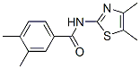 (9ci)-n-(4,5-二甲基-2-噻唑)-3,4-二甲基-苯甲酰胺結(jié)構(gòu)式_540756-86-3結(jié)構(gòu)式