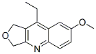 (9ci)-9-乙基-1,3-二氫-7-甲氧基-呋喃并[3,4-b]喹啉結構式_540804-03-3結構式