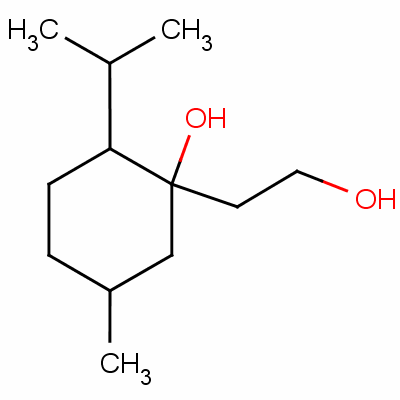 1-羥基-2-(異丙基)-5-甲基環(huán)己基乙醇結(jié)構(gòu)式_54280-90-9結(jié)構(gòu)式