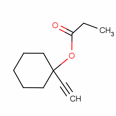 Cyclohexanol,1-ethynyl-, 1-propanoateStructure,5445-76-1Structure Cyclohexanol,1-ethynyl-, 1-propanoate Structure,5445-76-1Structure