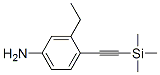 (9ci)-3-乙基-4-[(三甲基甲硅烷基)乙炔]-苯胺結(jié)構(gòu)式_546112-58-7結(jié)構(gòu)式