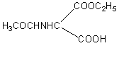 乙酰氨基丙二酸乙酯結(jié)構(gòu)式_54681-67-3結(jié)構(gòu)式