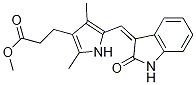 (Z)-3-(2,4-二甲基-5-((2-氧代吲哚-3-基)甲基)-1H-吡咯-3-基)丙酸甲酯結(jié)構(gòu)式_548740-24-5結(jié)構(gòu)式