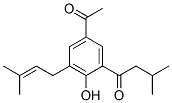 1-[5-乙酰基-2-羥基-3-(3-甲基-2-丁烯)苯基]-3-甲基-1-丁酮結(jié)構(gòu)式_54963-42-7結(jié)構(gòu)式