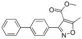 (9ci)-3-[1,1-聯(lián)苯]-4-基-5-甲基-4-異噁唑羧酸甲酯結(jié)構(gòu)式_55278-58-5結(jié)構(gòu)式