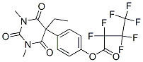 2,2,3,3,4,4,4-七氟丁酸 4-(5-乙基-1,3-二甲基-2,4,6-三氧代六氫嘧啶-5-基)苯酯結(jié)構(gòu)式_55429-88-4結(jié)構(gòu)式