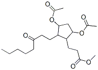 3,5-雙(乙?；趸?-2-(3-氧代辛基)環(huán)戊烷丙酸甲酯結構式_55493-77-1結構式
