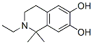 (9ci)-2-乙基-1,2,3,4-四氫-1,1-二甲基-6,7-異喹啉二醇結構式_556104-21-3結構式