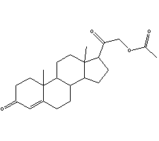 醋酸去氧皮質酮結構式_56-47-3結構式
