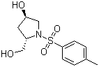 (3R,5s)-5-(羥基甲基)-1-甲苯磺酰吡咯烷-3-醇結(jié)構(gòu)式_5605-46-9結(jié)構(gòu)式