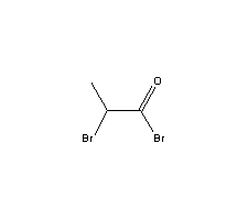 2-溴丙酰溴結(jié)構(gòu)式_563-76-8結(jié)構(gòu)式
