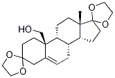 3,3,17,17-二(乙烯二氧基)-19-羥基雄甾-5-烯-19-d2結(jié)構(gòu)式_5696-47-9結(jié)構(gòu)式
