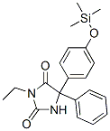 3-乙基-5-苯基-5-[4-(三甲基硅氧基)苯基]-2,4-咪唑啉二酮結(jié)構(gòu)式_57326-27-9結(jié)構(gòu)式