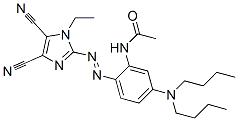 2-[2-(乙?；被?-4-(二丁基氨基)苯基氮雜]-1-乙基-1H-咪唑-4,5-二甲腈結(jié)構(gòu)式_57563-19-6結(jié)構(gòu)式