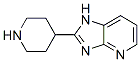 (9ci)-2-(4-哌啶基)-1H-咪唑并[4,5-b]吡啶結(jié)構(gòu)式_578709-10-1結(jié)構(gòu)式